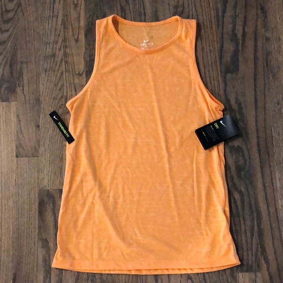 Nike Tops - New Orange Nike Dri-fit Tank top